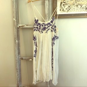 Free People white dress/cover-up